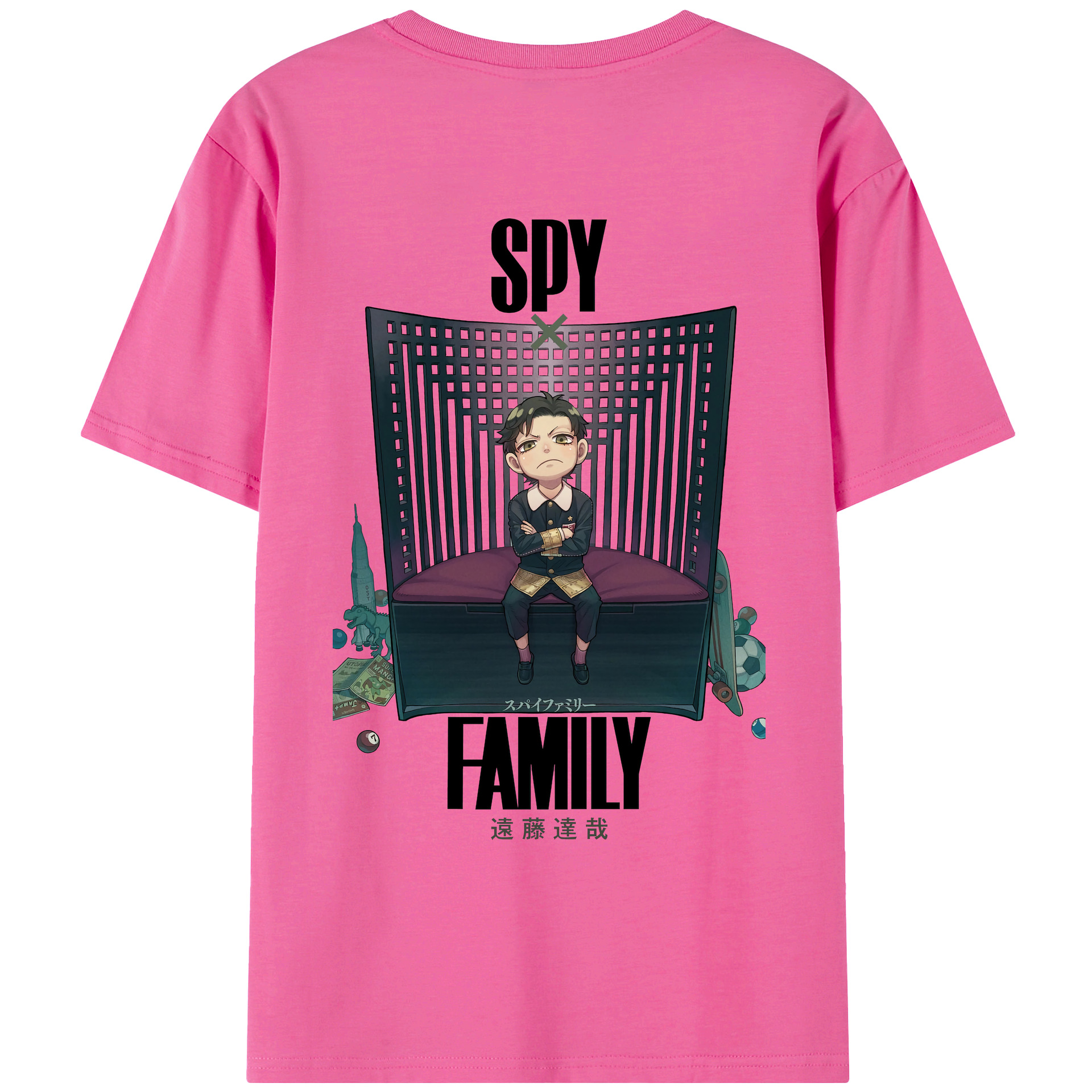 （画像用） SPY×FAMILY间谍家家酒 レディース半袖Tシャツ(バックプリント)